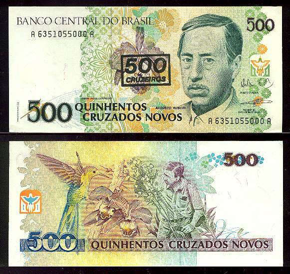 500 cruzeiros